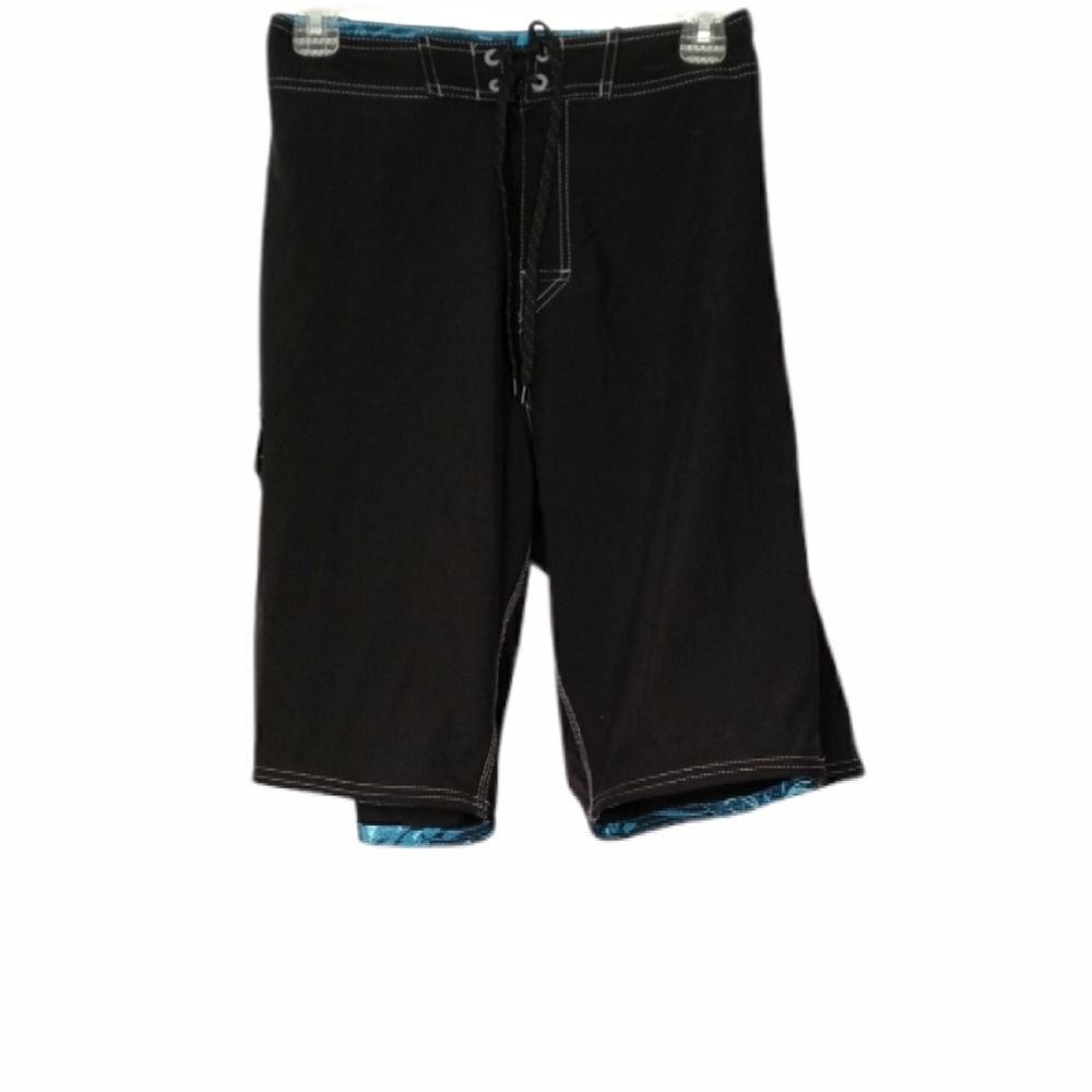 Burnside men's size 38 black swim trunk
